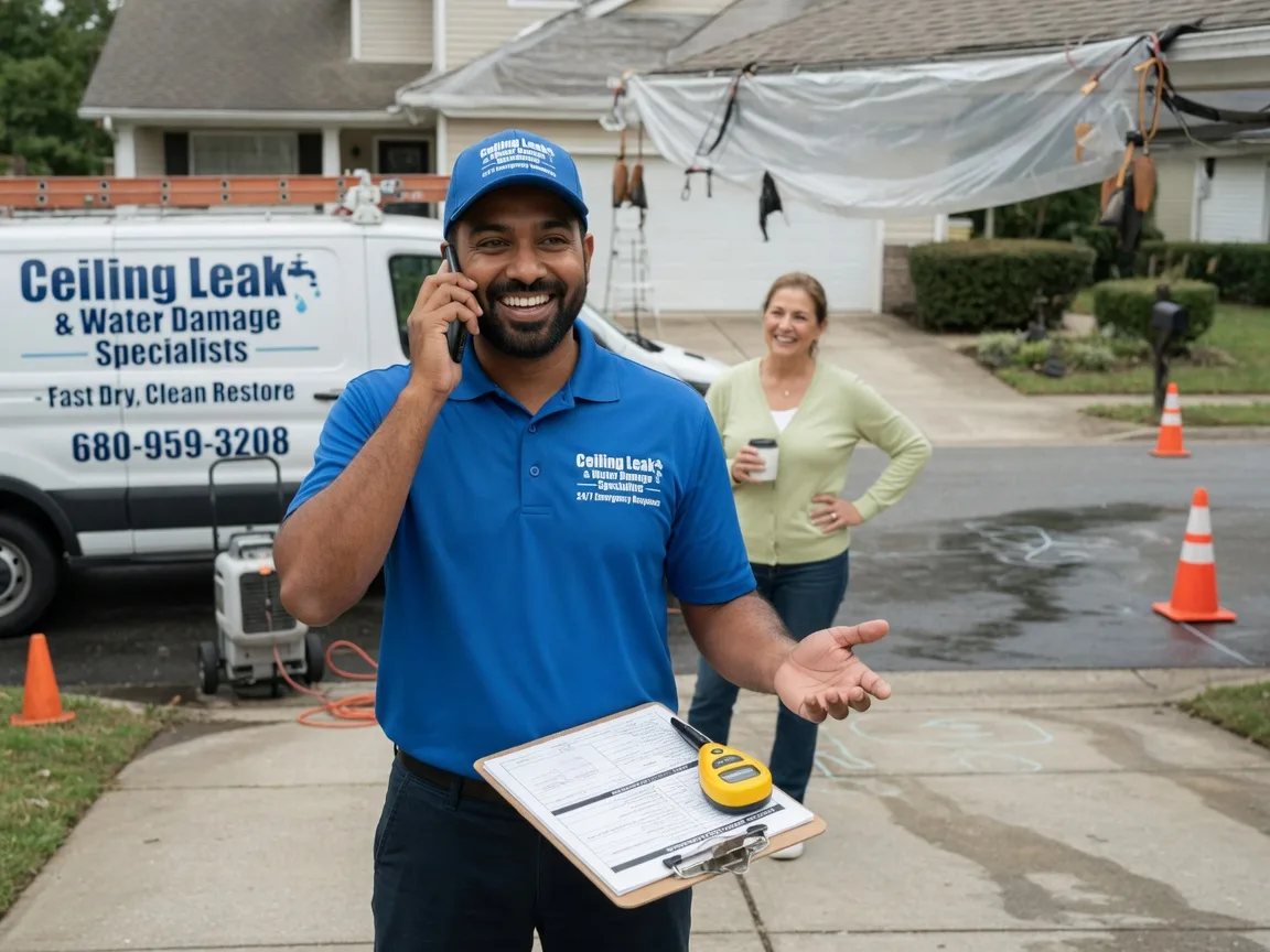 Ceiling Leak Cleanup Bossier City, LA FAQs